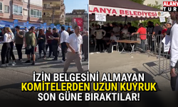 ALTSO seçimlerinde oy kullanamadılar: İzin belgesi için uzun kuyruklar oluştu!