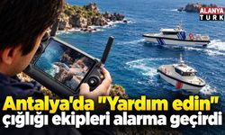 Antalya'da falezden gelen çığlıklara ekipler müdahale etti