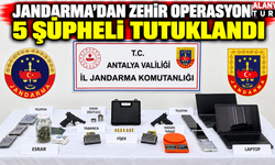 Kumluca’da Uyuşturucu Operasyonu: 5 Şüpheli Gözaltında