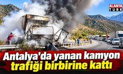Antalya'da freni boşalan kamyon trafiği birbirine kattı: Şoförü o anları anlattı!
