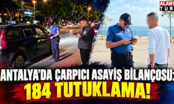 Antalya’da Çarpıcı Asayiş Bilançosu: 184 Tutuklama!