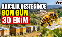 Arıcılık desteğinde son gün 30 Ekim