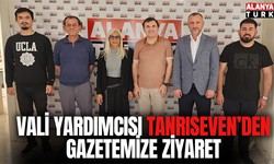 Vali Yardımcısı Tanrıseven’den gazetemize ziyaret