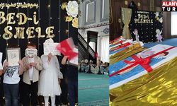 Alanya’da minik öğrencilerin Bed-i Besmele heyecanı