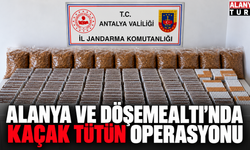Alanya ve Döşemealtı’nda Kaçak Tütün Operasyonu