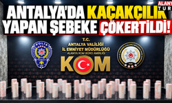 Antalya’da kaçakçılara nefes kesen operasyon: 3 Tutuklama!