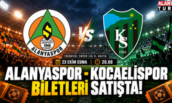 Alanyaspor Kocaelispor Biletleri Satışta!