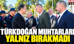 MHP Alanya İlçe Başkanı Türkdoğan Muhtarları Yalnız Bırakmadı