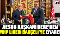AESOB Başkanı Adılhan Dere’den MHP Lideri Devlet Bahçeli’ye ziyaret