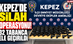 Kepez’de Silah Operasyonu! 32 Tabanca Ele Geçirildi