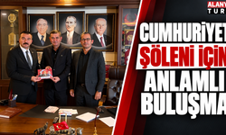 Cumhuriyet şöleni için anlamlı buluşma