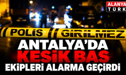 Antalya'da poşet içinde kesik baş bulundu