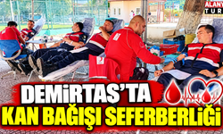 Alanya Demirtaş’ta Kan Bağışı Seferberliği