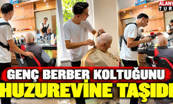 Alanya’da Genç Berberden Örnek Davranış