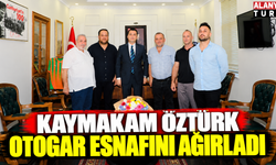 Alanya Otogar Esnafından Kaymakam Öztürk’e Ziyaret