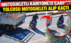 Manavgat'ta kamyonetle çarpışan motosikleti kaza yerinden kaçırdı