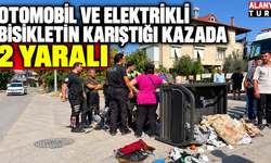 Serik'te otomobil ve elektrikli bisiklet çarpıştı: 2 yaralı