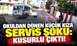 Okuldan dönen küçük kıza servis çarptı: Hayatı karardı!