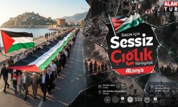 Gazze için Alanya’da sessiz çığlık!