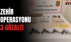 Zehir operasyonunda 3 gözaltı!
