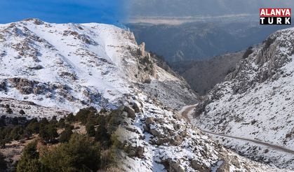 Yüksek kesimler beyaza büründü