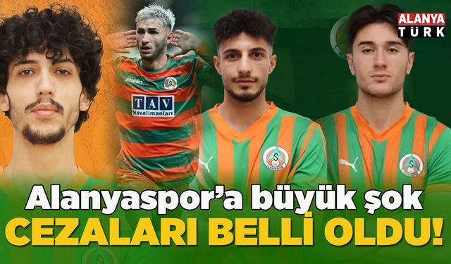 TFF bahis oynayan Alanyasporlu futbolcuların cezasını açıkladı