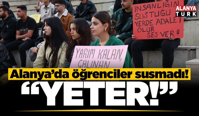 ALKÜ'de öğrenciler "Kadına Karşı Şiddet" için yürüdü