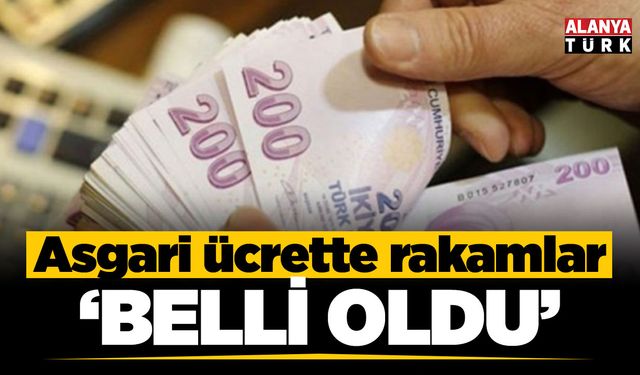 Asgari ücrette rakamlar belli oldu