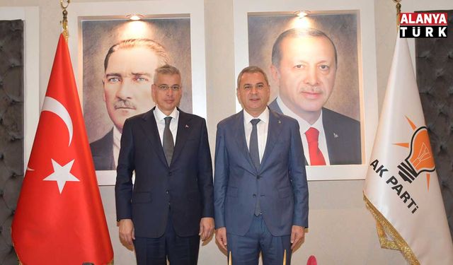 Memişoğlu’ndan AK Parti Alanya İlçe Teşkilatı'na ziyaret