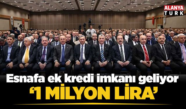 Esnafa 1 milyon TL ek kredi imkanı geliyor