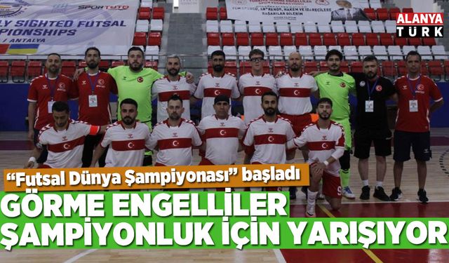 Görme engelliler şampiyonluk için yarışıyor