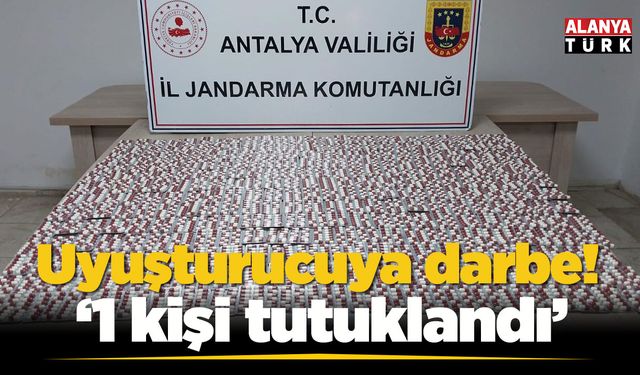 Jandarmadan uyuşturucu operasyonu: 1 tutuklama