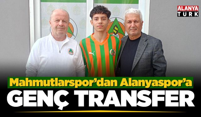 Mahmutlarspor'dan Alanyaspor'a genç transfer