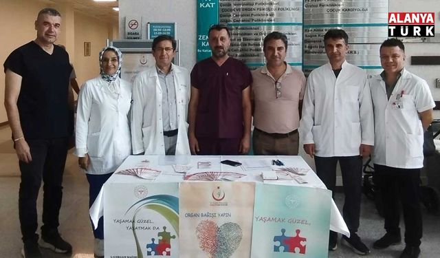 Alanya EAH'ta organ bağışının önemi anlatıldı