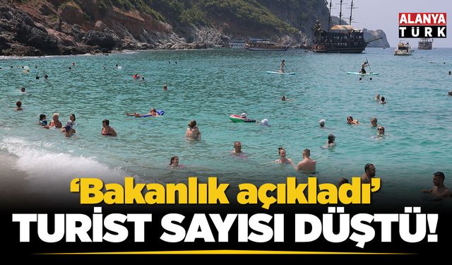 Türkiye’ye 10 ayda gelen turist sayısı düştü