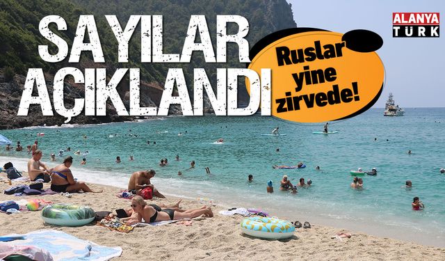 11 ayda gelen turist sayısı açıklandı