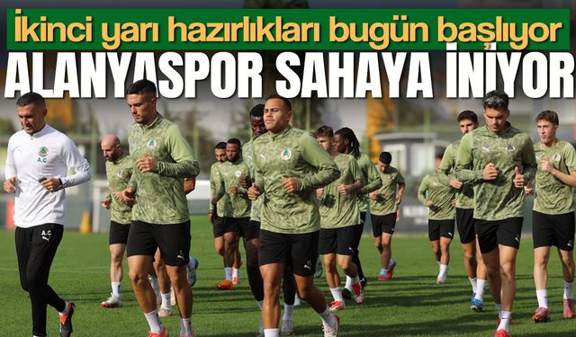 Alanyaspor İkinci Yarı İçin Sahaya İniyor