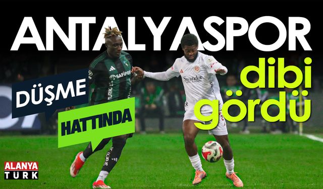 Antalyaspor'un galibiyet hasreti 6 maça çıktı