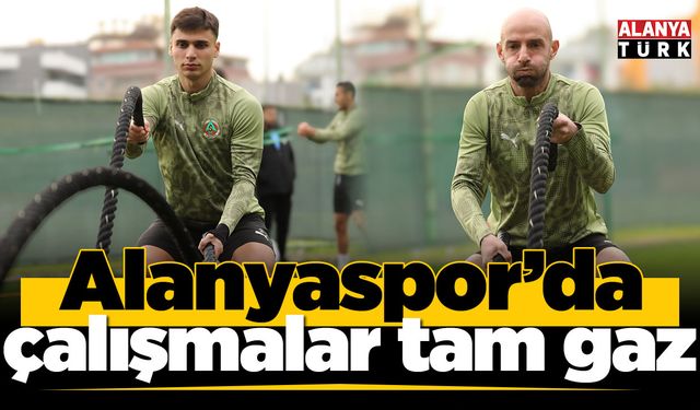 Alanyaspor'da çalışmalar tam gaz