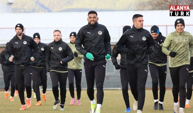 Alanyaspor, Boluspor maçı hazırlıklarını tamamladı