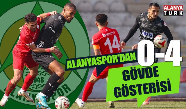 Alanyaspor Boluspor'u rahat geçti