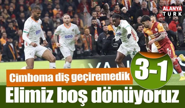 İstanbul'dan elimiz boş dönüyoruz