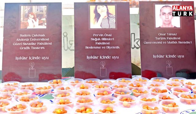 Trafik kazasında hayatını kaybeden AÜ öğrencileri için lokma hayrı