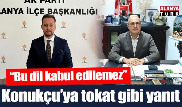 AK Parti'den Konukçu'ya tokat gibi yanıt