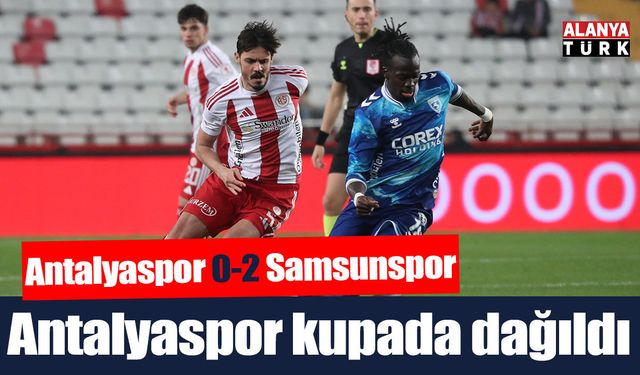 Antalyaspor kupada dağıldı