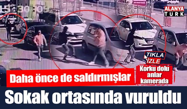 Sokak ortasında silahlı saldırıya uğradı
