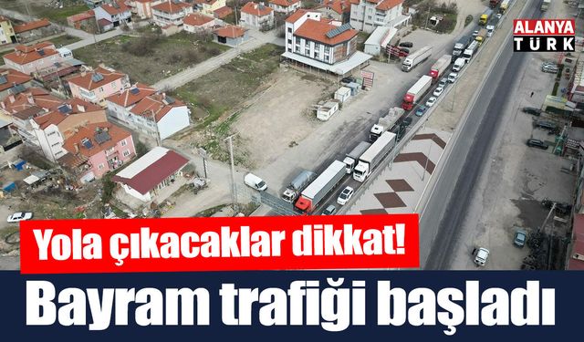 Yola çıkacaklar dikkat! Bayram trafiği başladı