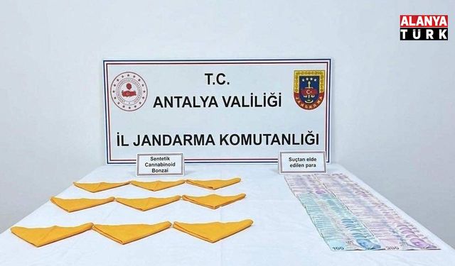 Alanya’da Zehir Tacirine Darbe: 25 Bin Dozluk Uyuşturucu Ele Geçirildi!