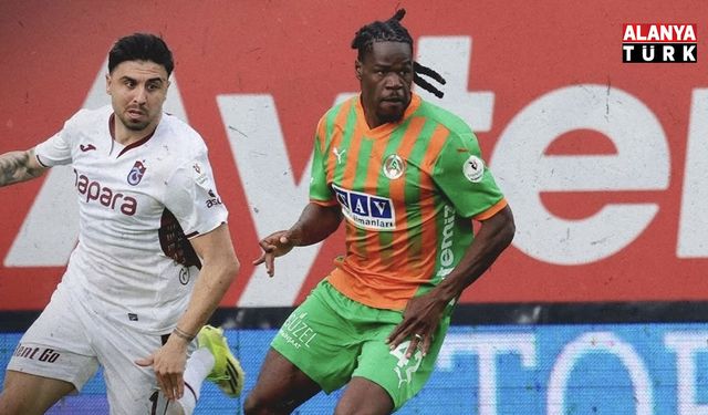ALANYASPOR SON DAKİKALARDA TUTUNDU: TRABZONSPOR İLE 1-1