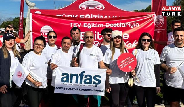 ANFAŞ çalışanları Runtalya’da eğitime destek için koştu